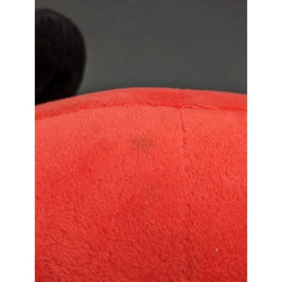 Big Large Sanrio Hello Kitty Plush Stuffed Doll Red Black Apple ~ Rare, HTF